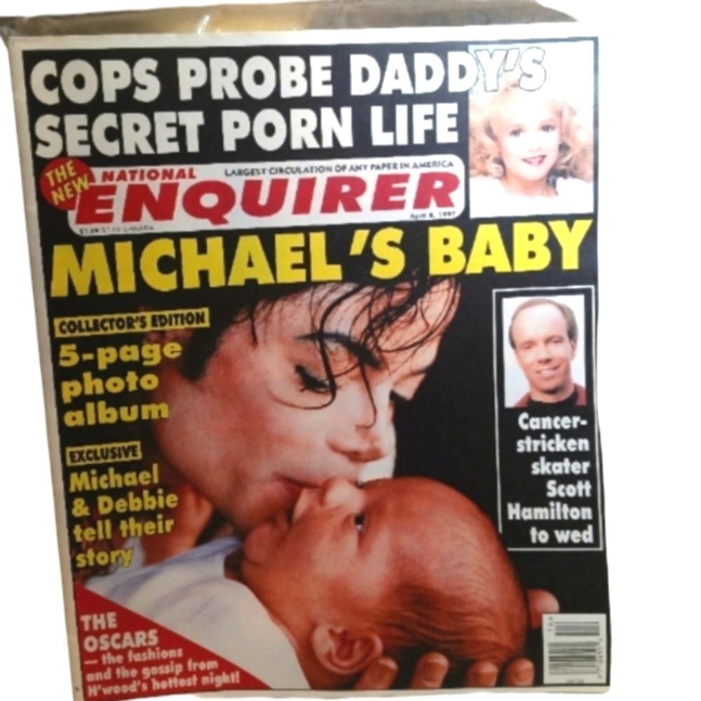 Michael Jackson's Baby "87" Enquirer Magazine